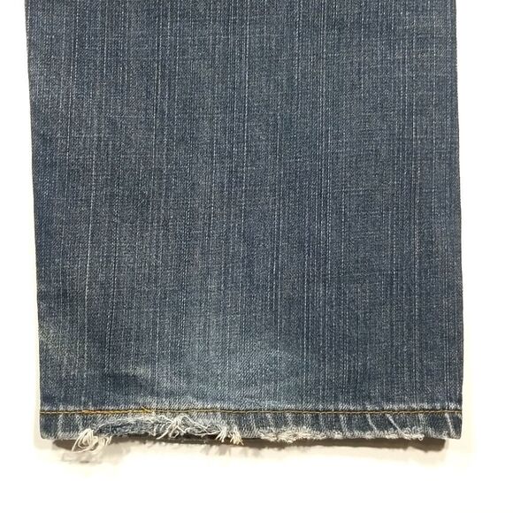 Vintage Levi's 559 Jeans Men's 36 32 Relaxed Stretch Denim 5 Pocket Distressed - Picture 7 of 11